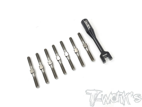 TB-178  64 Titanium Turnbuckle Set ( For PR SB401 TYPE-R  )