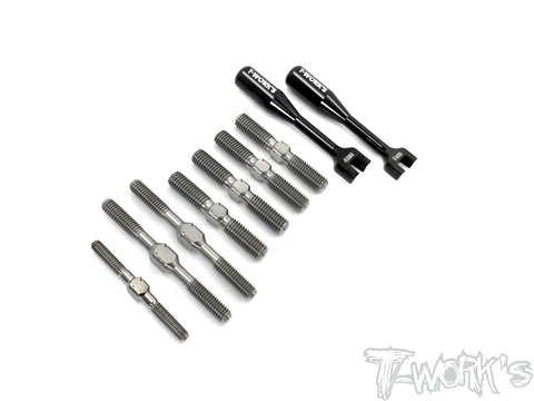 TB-192 64 Titanium Turnbuckle Set ( For Hong Nor X3 GTS /X3 GTS 30th)