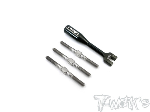 TB-200 64 Titanium Turnbuckle Set (For Xray X1 2020  )