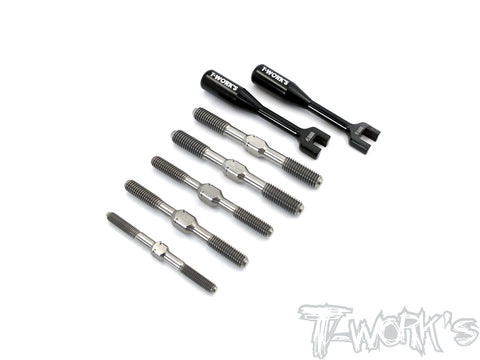 TB-202 64 Titanium Turnbuckle Set ( For Xray XB8E 2020 )