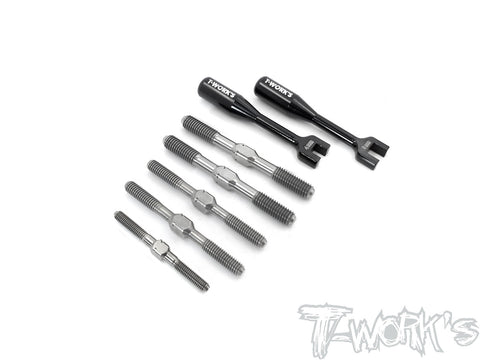 TB-203 64 Titanium Turnbuckle Set ( For Xray XB8 2020 )