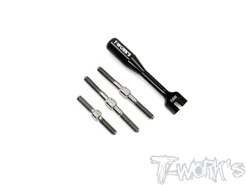 TB-209 64 Titanium Turnbuckle Set ( For Serpent X20 )