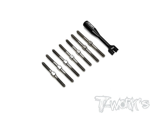 TB-221 64 Titanium Turnbuckle Set ( For Team Associated RC10 B74.1 )