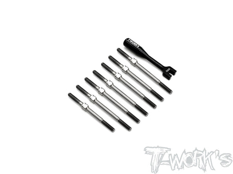 TB-224 64 Titanium Turnbuckle Set ( For Xray XB4'21 )