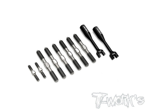 TB-227 64 Titanium Turnbuckle Set ( For Serpent SRX8 GT TQ )