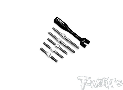 TB-279	64 Titanium Turnbuckle Set ( For Xray X4 2023/2024/X4F'25 )