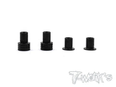 TE-146 7075-T6 Alum. Caster Hat Bushings Set ( For Team Associated RC10 B6/B6D/B64/B64D/B6.1 ) 2 each of 0deg,1deg,2deg,3deg.& 1.5deg 4pcs.