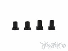 TE-146 7075-T6 Alum. Caster Hat Bushings Set ( For Team Associated RC10 B6/B6D/B64/B64D/B6.1 ) 2 each of 0deg,1deg,2deg,3deg.& 1.5deg 4pcs.