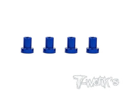 TE-146 7075-T6 Alum. Caster Hat Bushings Set ( For Team Associated RC10 B6/B6D/B64/B64D/B6.1 ) 2 each of 0deg,1deg,2deg,3deg.& 1.5deg 4pcs.