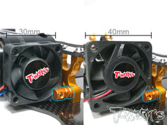 TE-159 7075-T6 Alum.30-40mm Fan Mount  ( For Xray T4'15/16/17/18/19/20 )