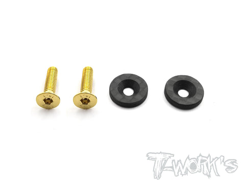 TO-208  Graphite Wing Washer ( For Kyosho MP9 TKI3/ TKI4 /MP9e EVO/MP10) 2pcs.