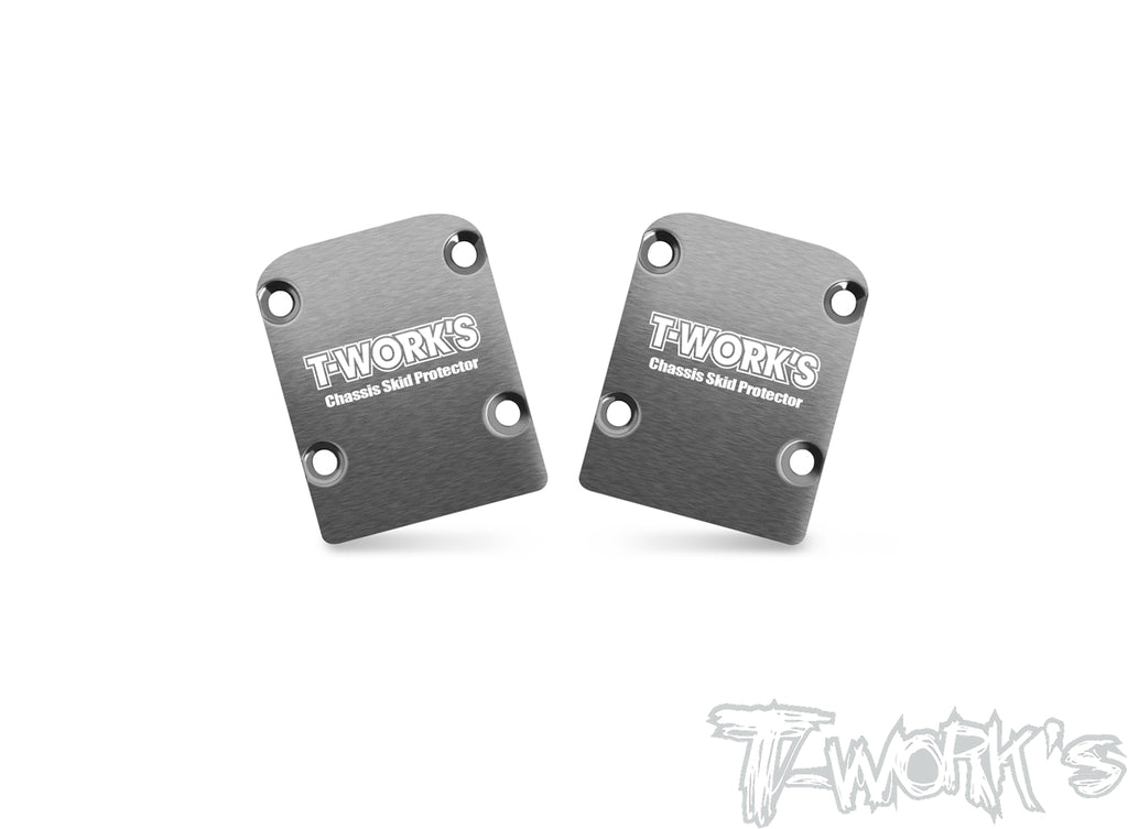 TO-220-YZ4 Stainless Steel Rear Chassis Skid Protector ( Yokomo YZ4-SF2 )  2pcs.