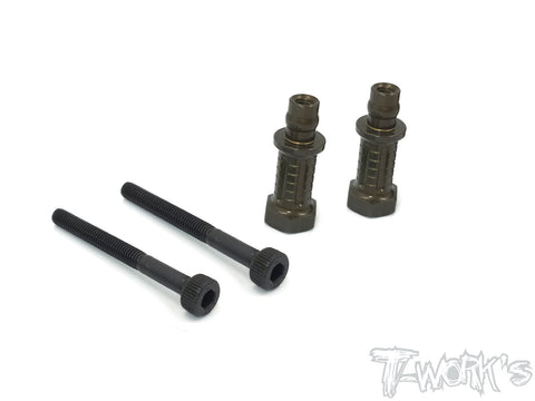 TO-240-A-5 Hard Coated 7075-T6 Alum. Shock Standoffs +5mm ( Team Associated RC8 B3.1/B3/B3.2/T3.2/T3.2E )  2pcs.