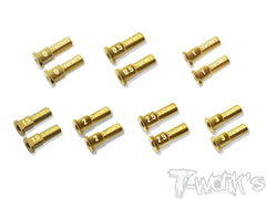 TO-275 Brass Front C Hub Insert Set 0.0-3 ( For Kyosho MP10/ MP9 TKI4/3/ MP9E/ MP9E EVO )