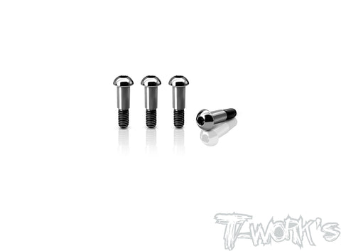 TP-022   64 Titanium King Pin Screw 4pcs. ( For Team Losi 22-4 )