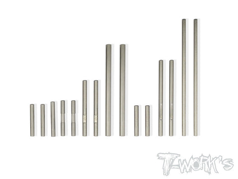 TP-055  64 Titanium Hinge Pin Set ( For Xray RX8'16 )