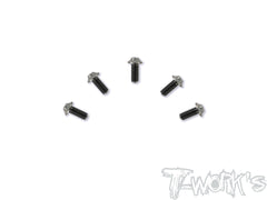 TSS-U-5 64 Titanium M2.5 Hex. Socket UFO Head Screw 5Pcs.