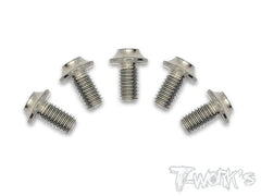 TSS-U-5 64 Titanium M3 Hex. Socket UFO Head Screw 5Pcs.