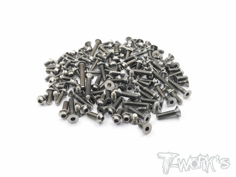 TSSU-XB2C'19 64 Titanium Screw set ( UFO Head ) 137pcs.( For Xray XB2C'19)